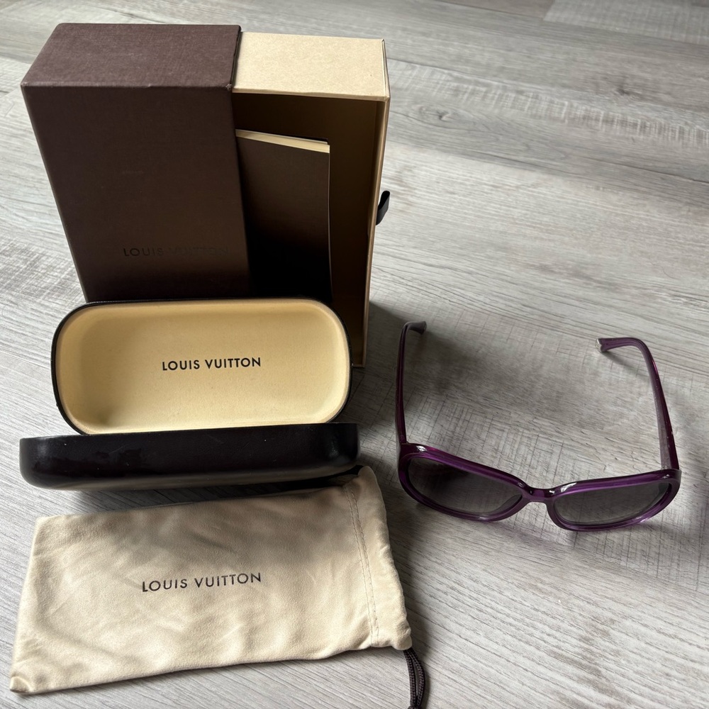 Louis Vuitton Purple Sunglasses